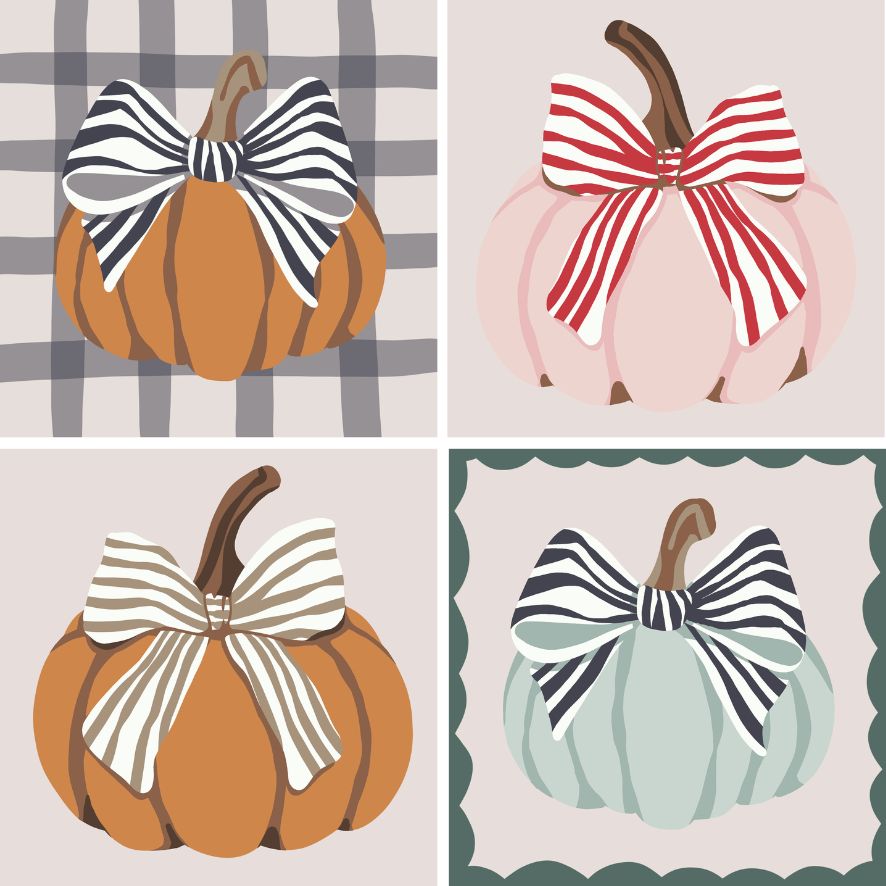 Black Pumpkin Paint by Numbers Kit: Halloween Crafts, Adult or Children Painting, Sip and Paint Party, Autumn, Fall, Thanksgiving Art Activity